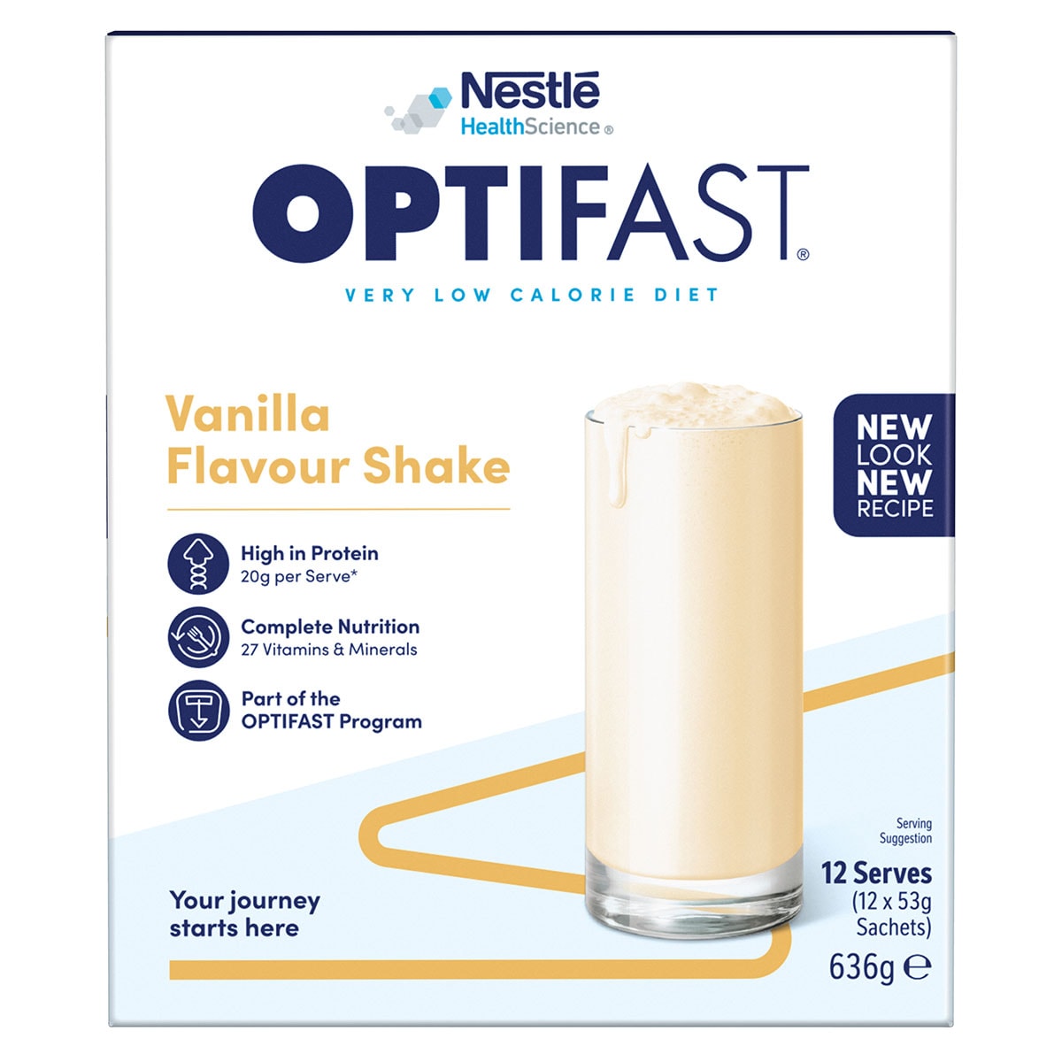 Optifast VLCD Shake Vanilla 12 x 53g