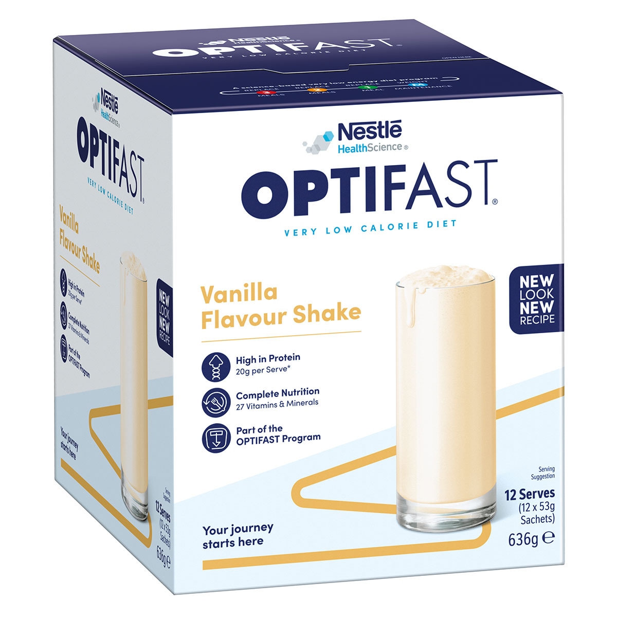 Optifast VLCD Shake Vanilla 12 x 53g