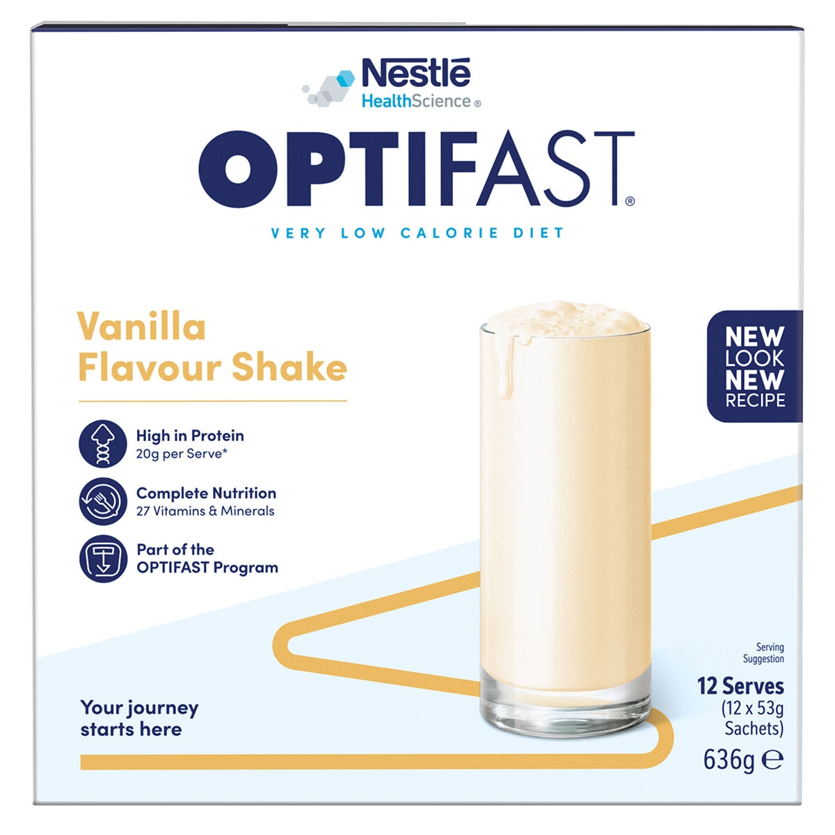 Optifast VLCD Shake Vanilla 12 x 53g