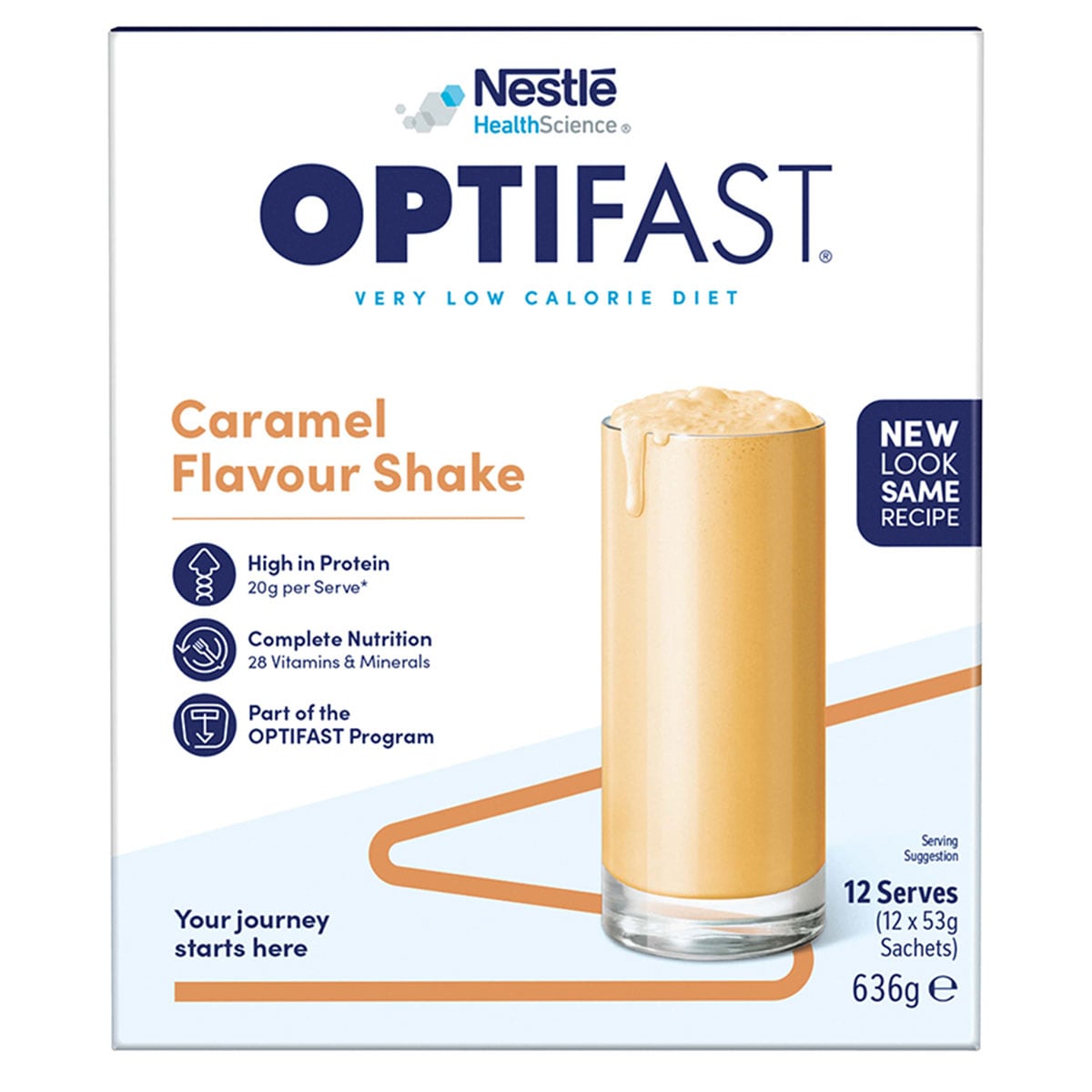 Optifast VLCD Shake Caramel 12 x 53g