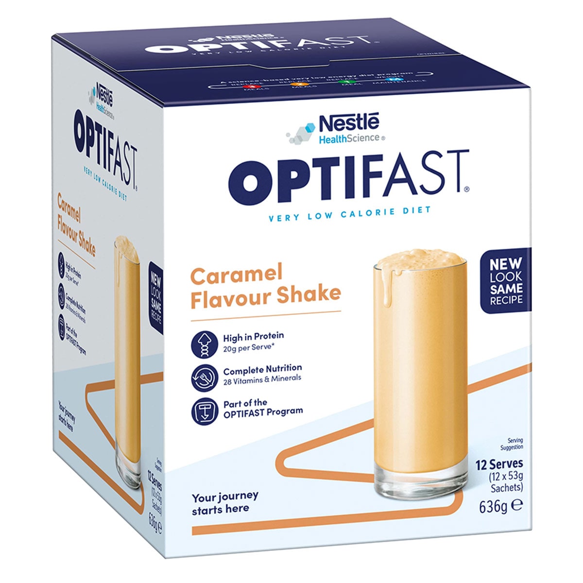 Optifast VLCD Shake Caramel 12 x 53g