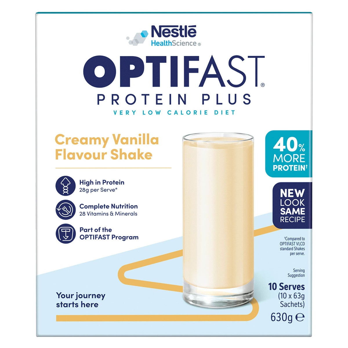 Optifast Protein Plus Shake Vanilla 10 x 63g