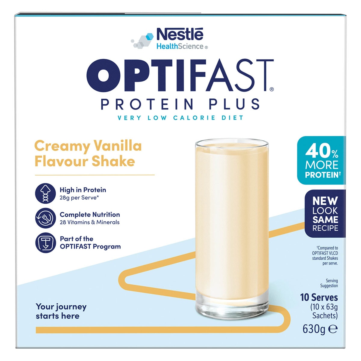 Optifast Protein Plus Shake Vanilla 10 x 63g