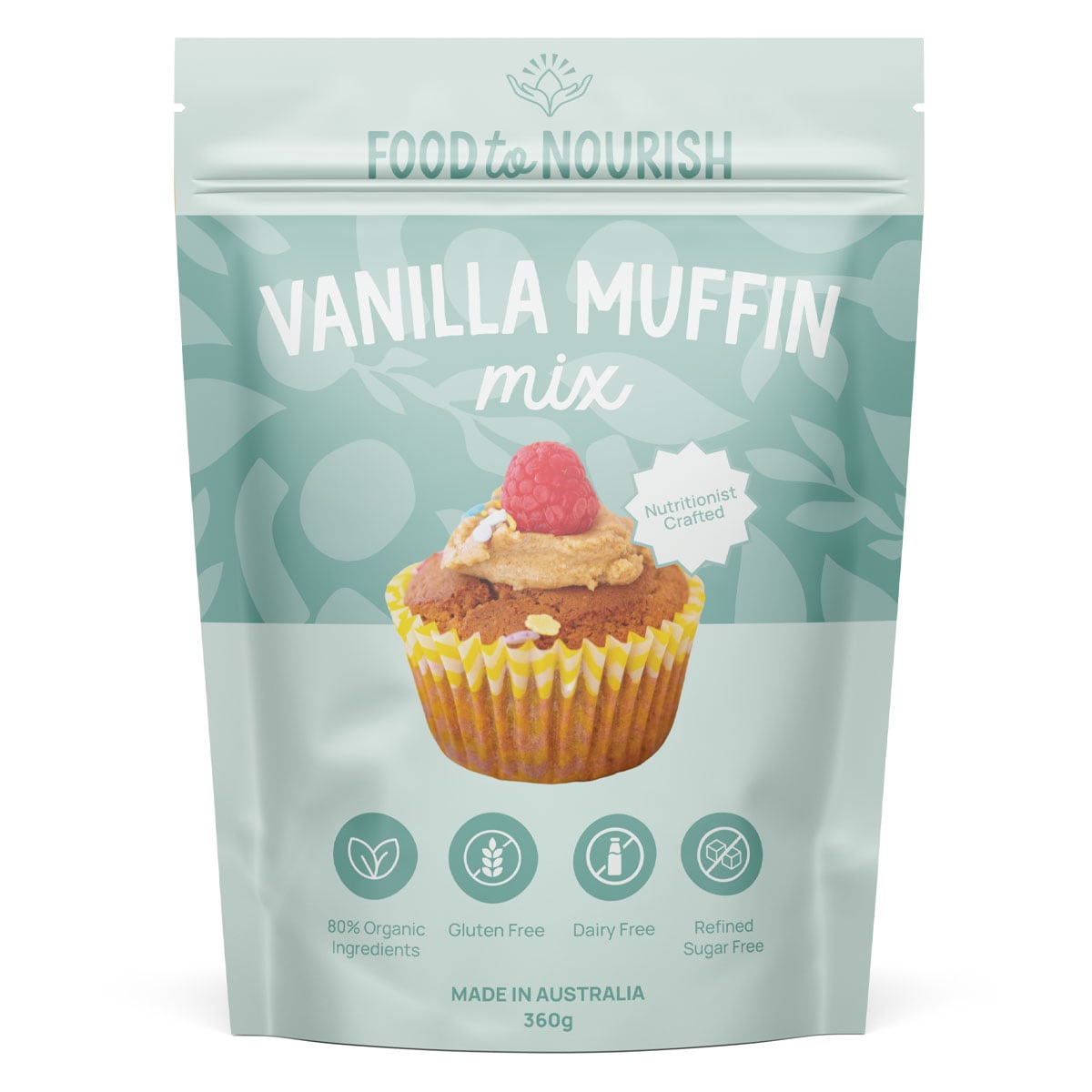 Food to Nourish Vanilla Muffin Mix 360g