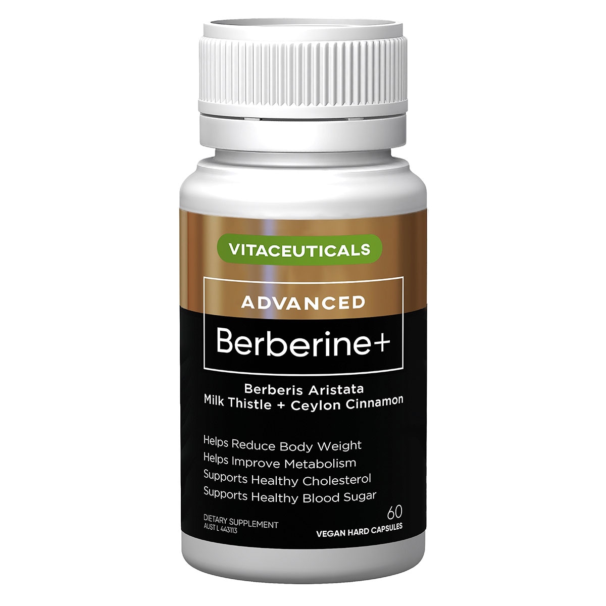 Vitaceuticals Advanced Berberine + 60 Capsules | Healthylife Australia