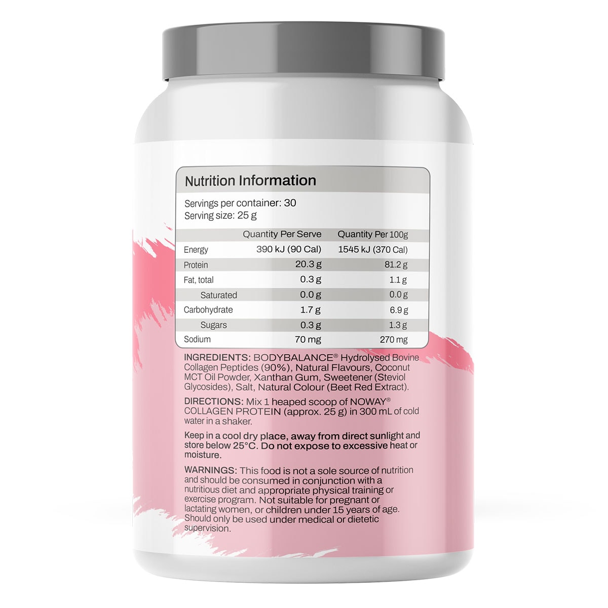 ATP Science Noway Collagen Protein Strawberry Milkshake 750g