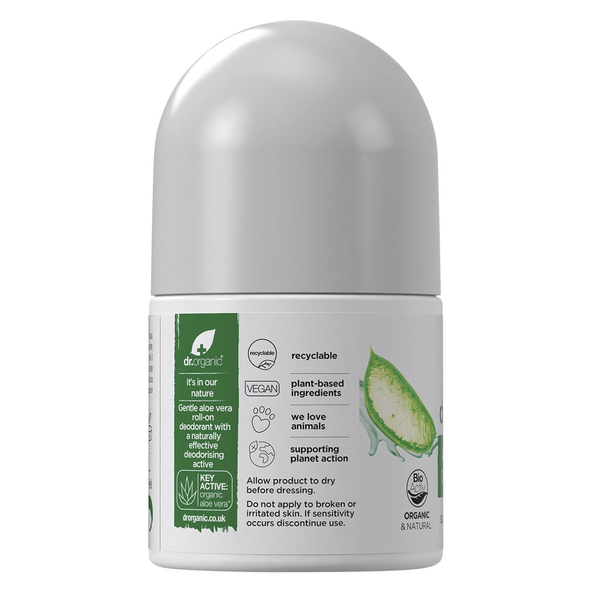 Dr Organic Aloe Vera Deodorant Roll-on 50ml