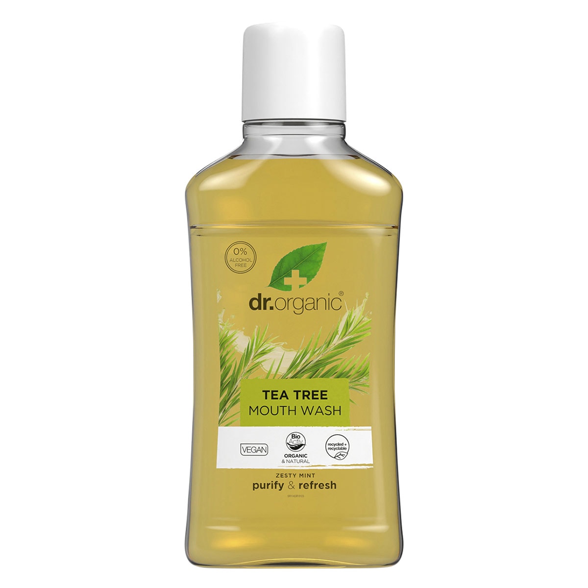 Dr Organic Tea Tree Mouthwash 500ml