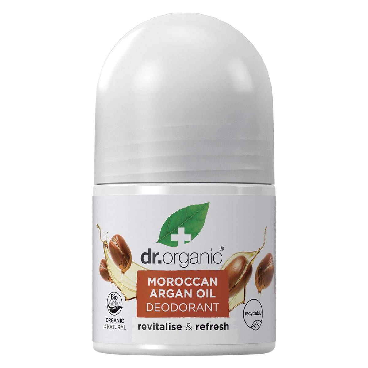 Dr Organic Moroccan Argan Oil Deodorant Roll-On 50ml