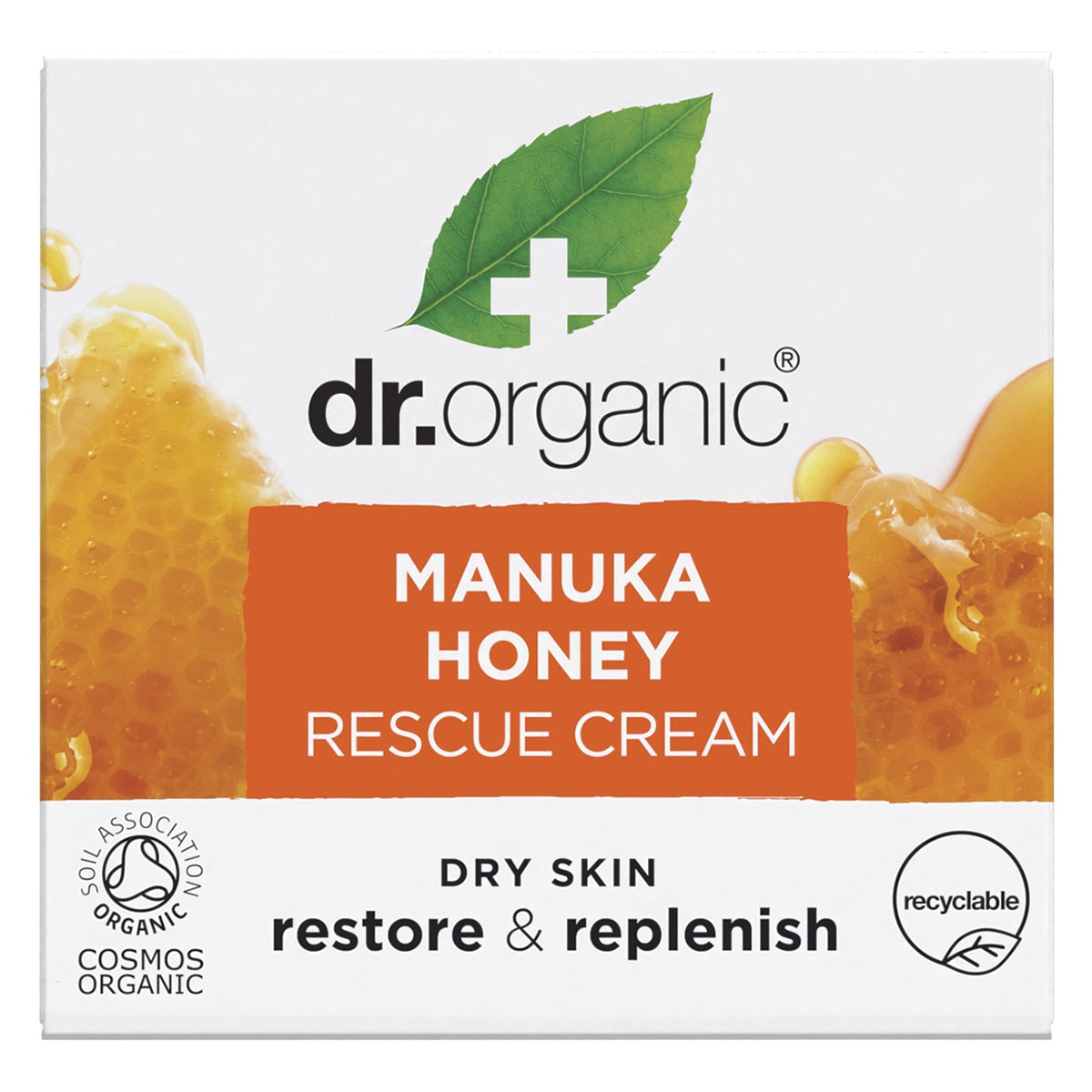 Dr Organic Manuka Honey Rescue Cream 50ml