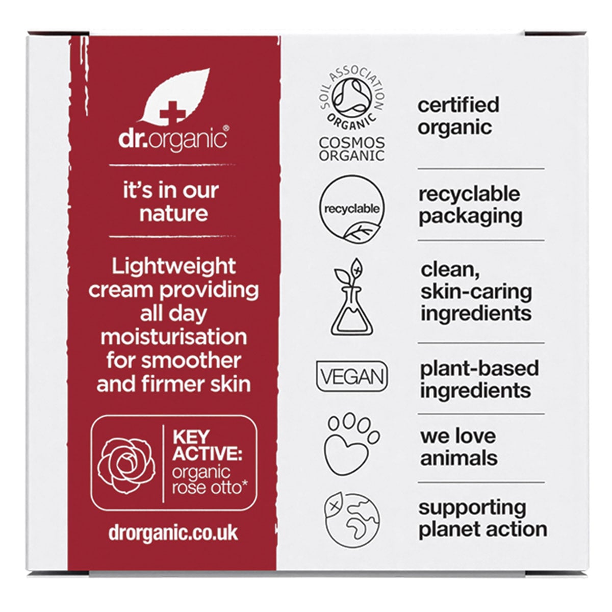 Dr Organic Rose Otto Day Cream 50ml