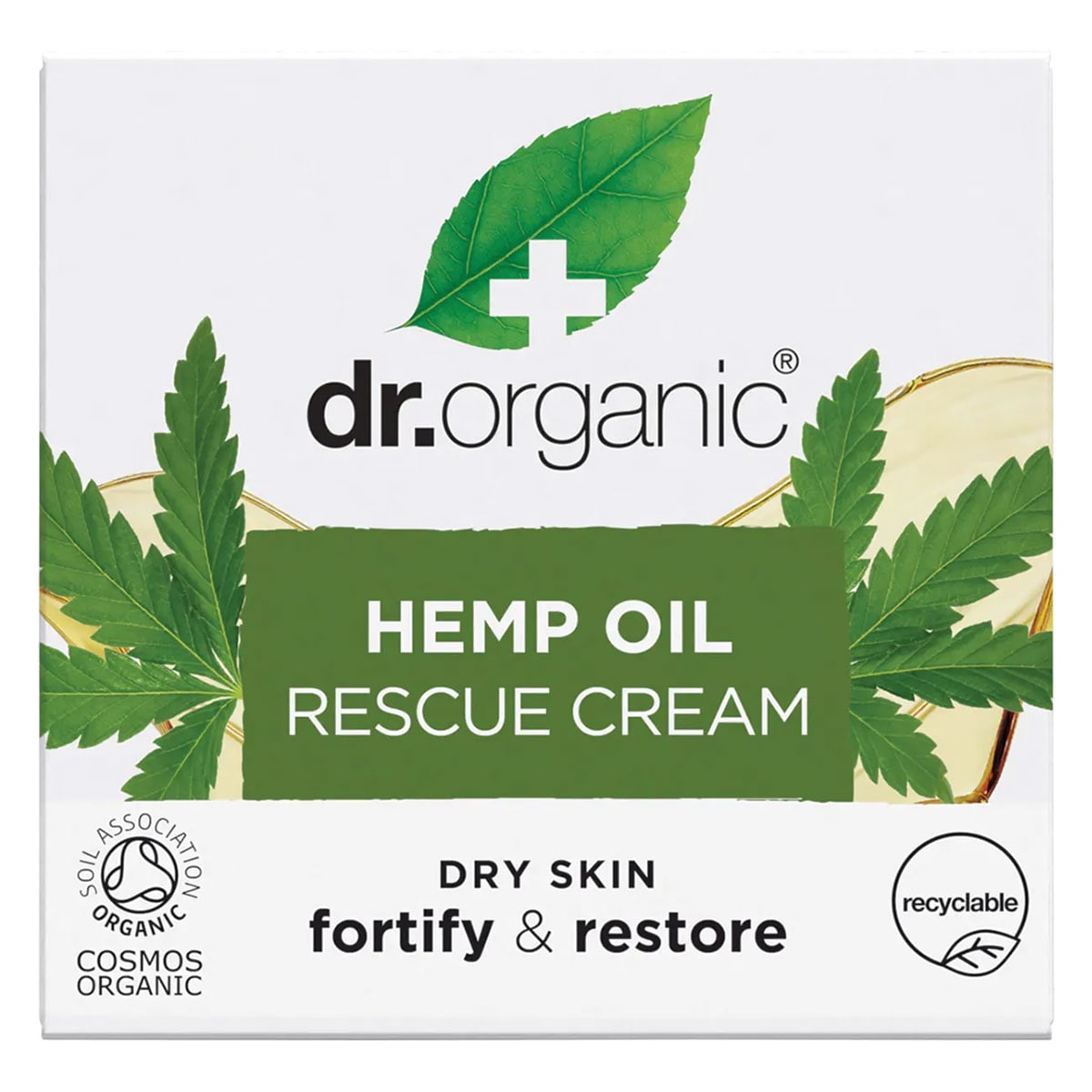 Dr Organic Hemp Oil Rescue Cream 50ml