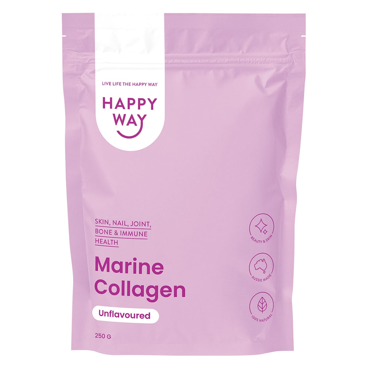 Happy Way Marine Collagen Powder Unflavoured 250g