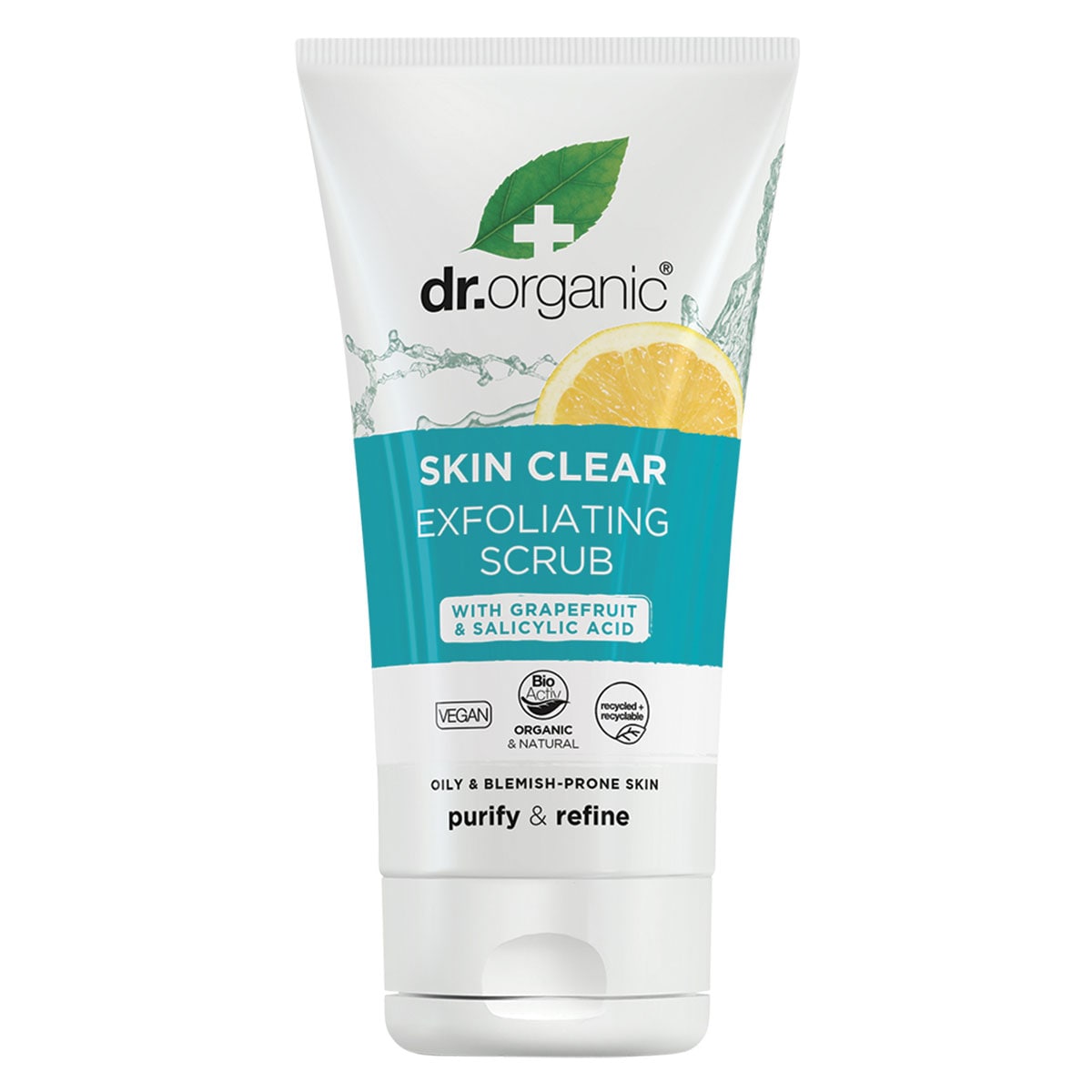 Dr Organic Skin Clear Exfoliating Scrub 150ml