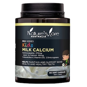 Nature's Care Pro Kids Milk Calcium 60 Capsules