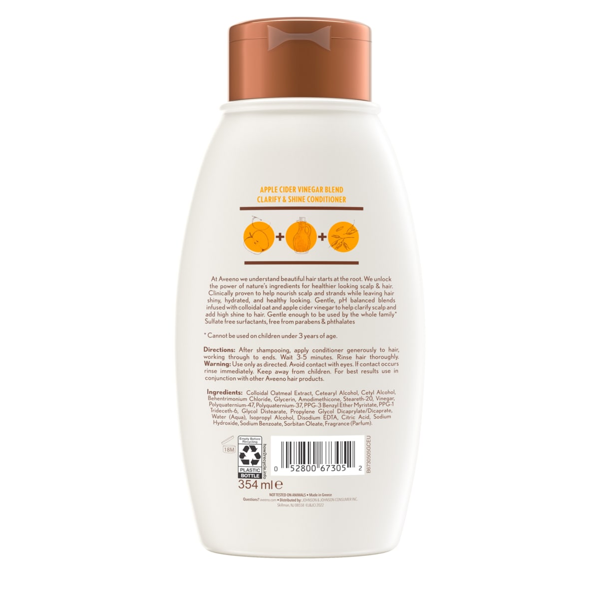 Aveeno Apple Cider Vinegar Conditioner 354ml