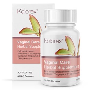 Kolorex Vaginal Care Herbal Supplement 30 Capsules