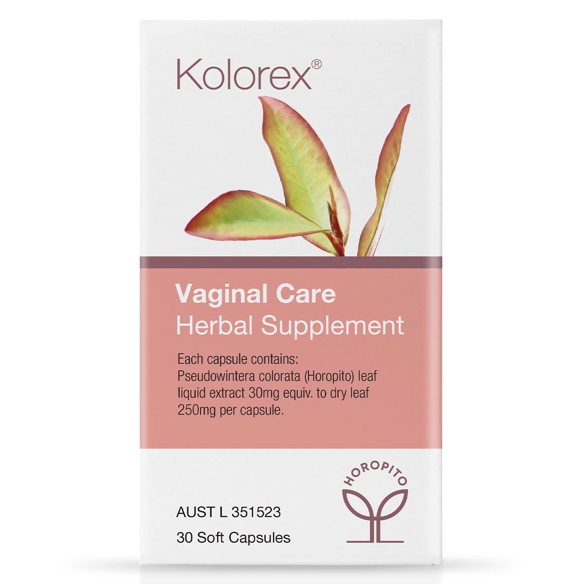 Kolorex Vaginal Care Herbal Supplement 30 Capsules