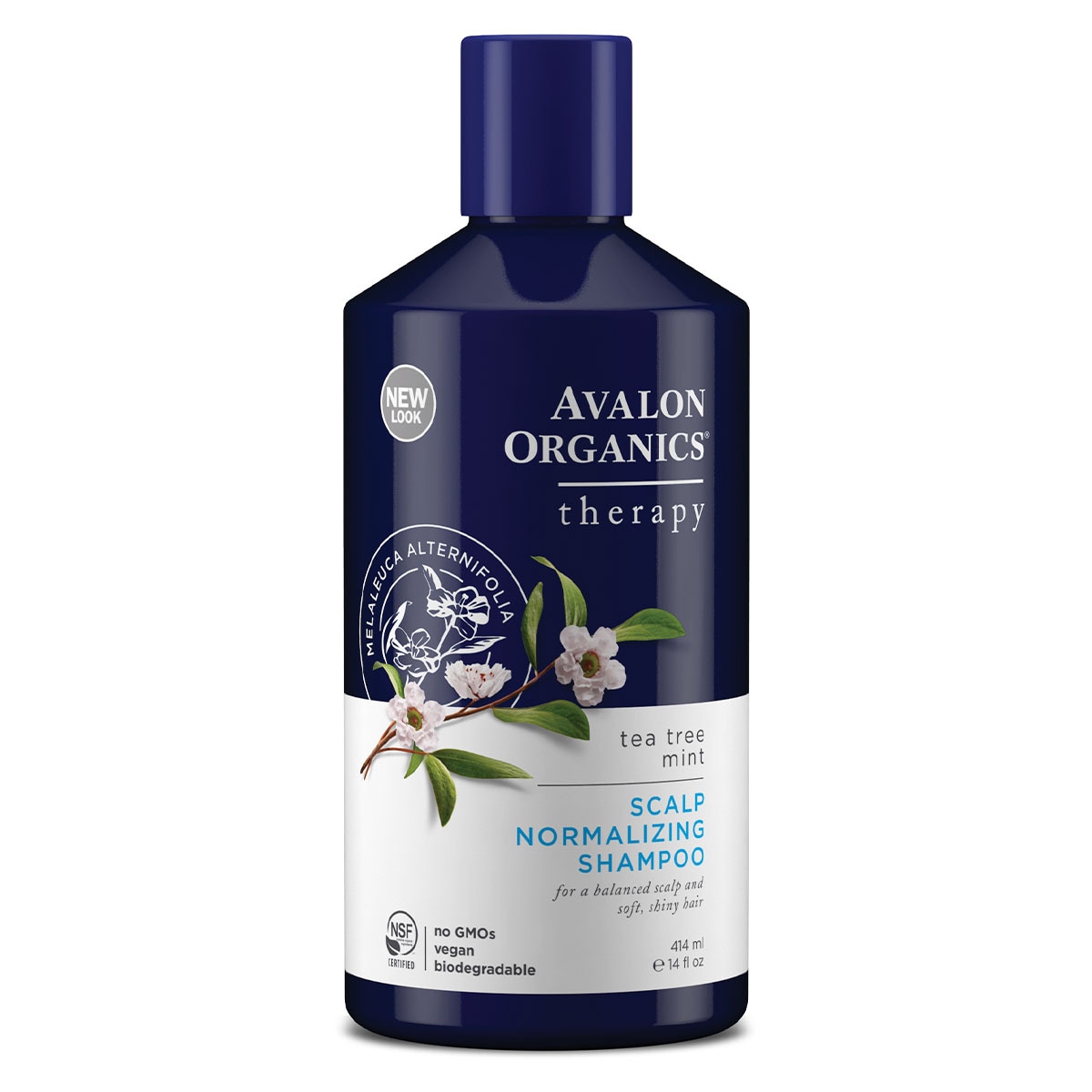 Avalon Organics Scalp Normalising Shampoo Tea Tree Mint 400mL