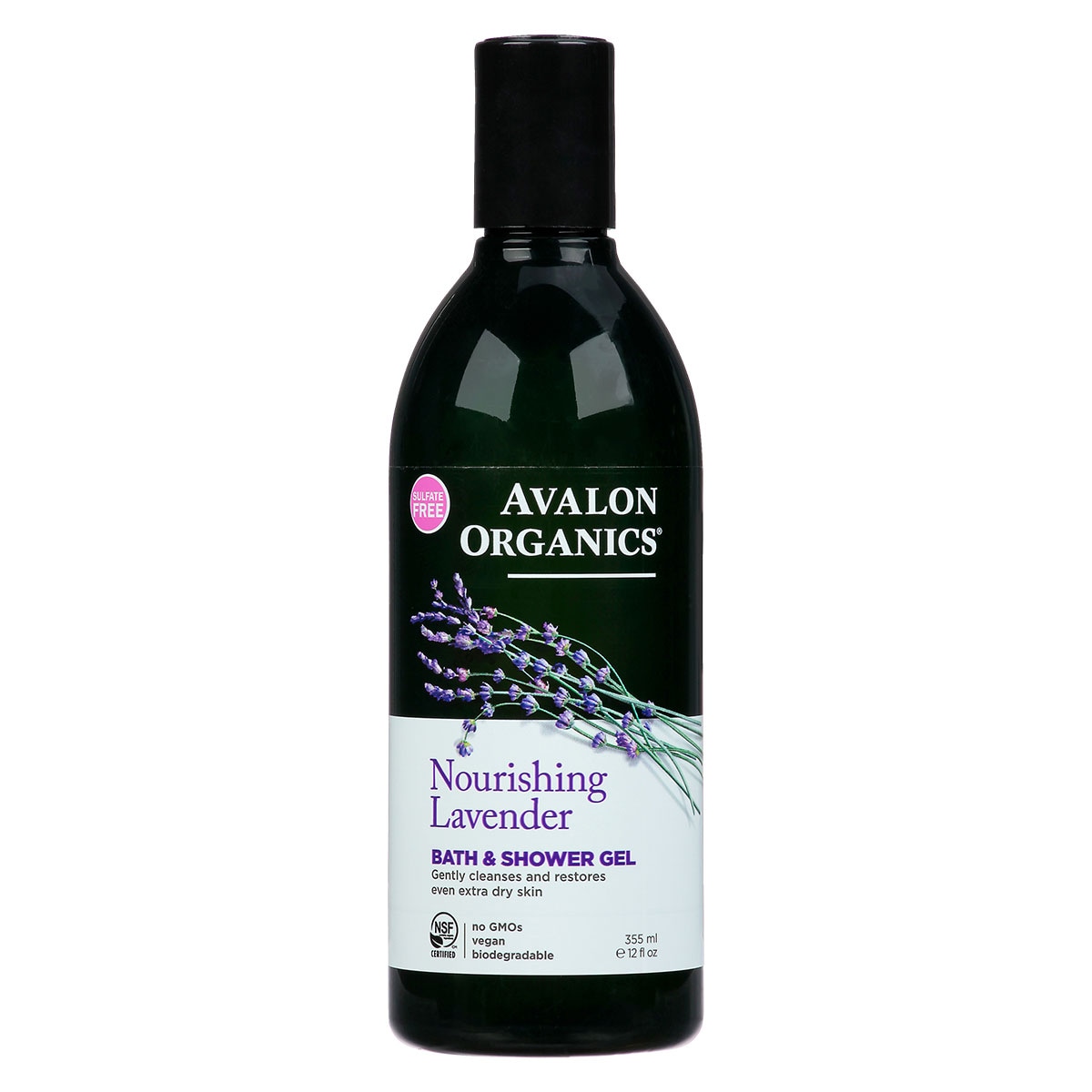 Avalon Organics Bath & Shower Gel Lavender 350mL