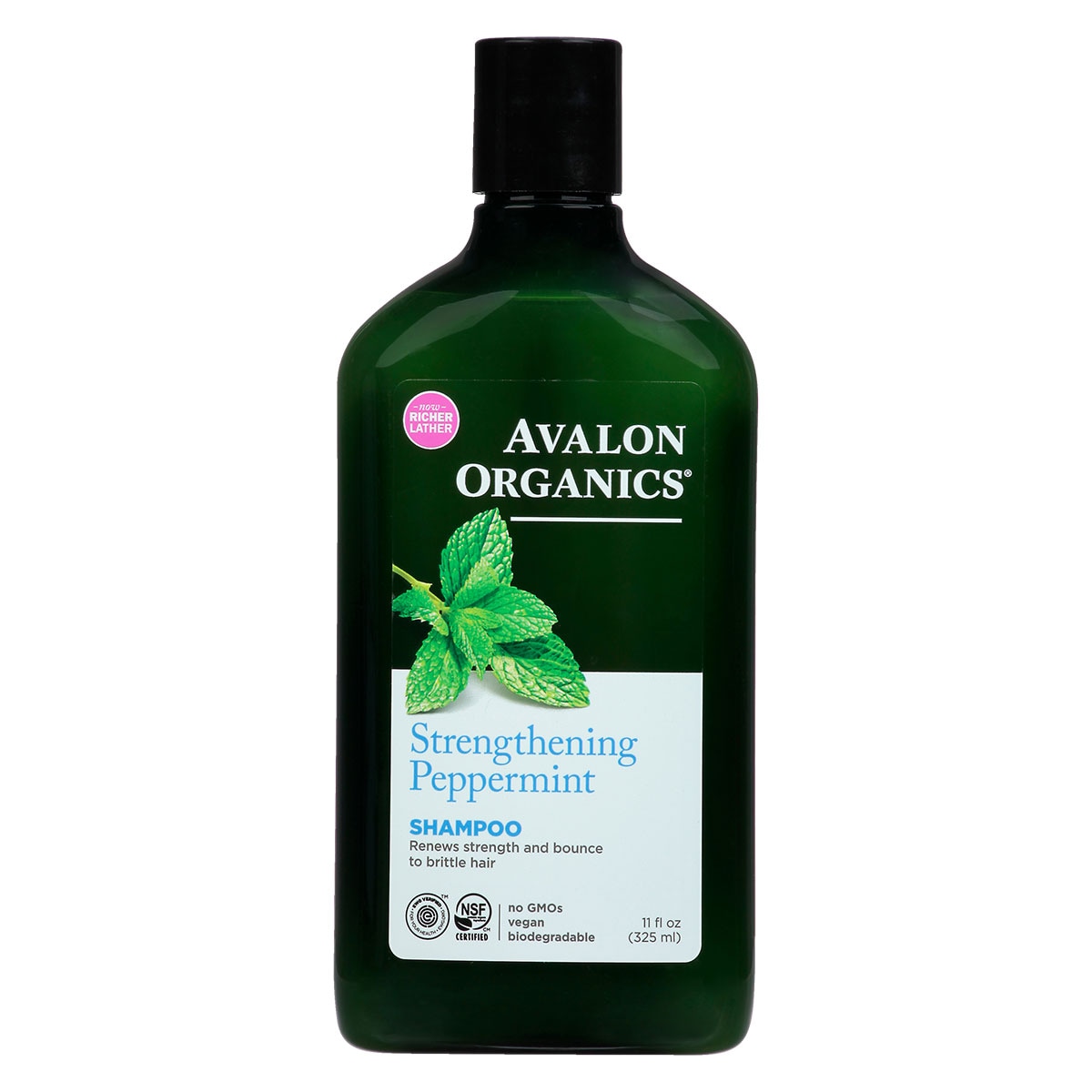 Avalon Organics Strengthening Peppermint Shampoo 325mL