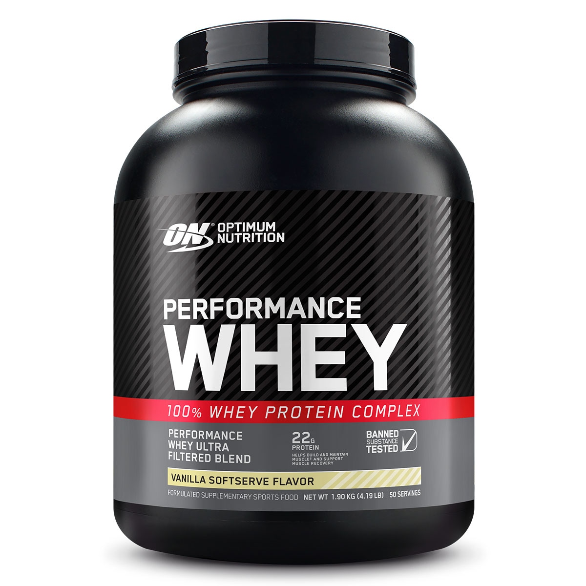 Optimum Nutrition Performance Whey Protein Vanilla 1.95Kg