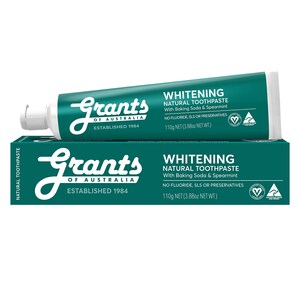 Grants Whitening Toothpaste With Spearmint 110g