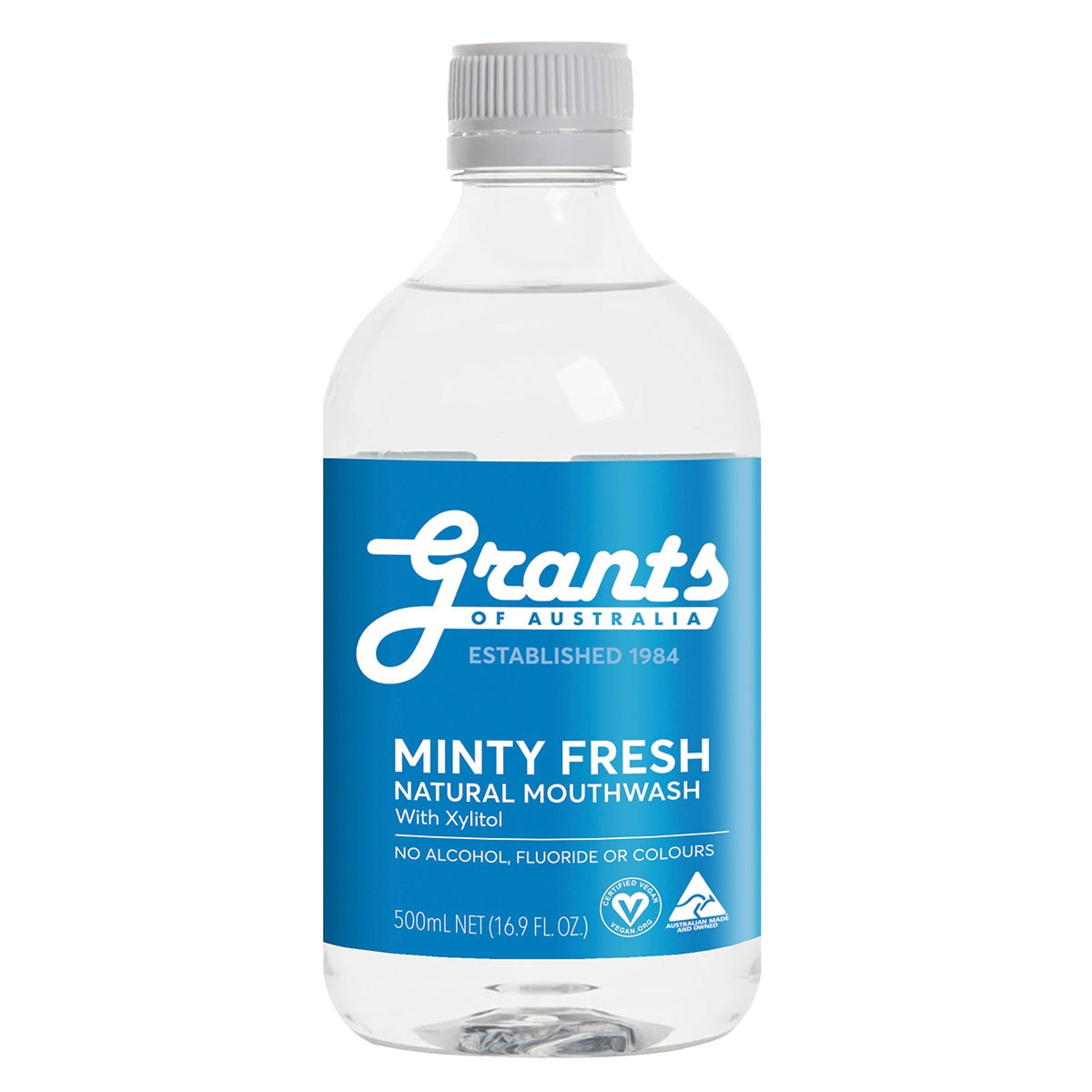 Grants Natural Minty Fresh Mouthwash With Xylitol 500ml