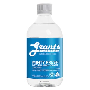 Grants Natural Mouthwash Mint Flavoured 500ml