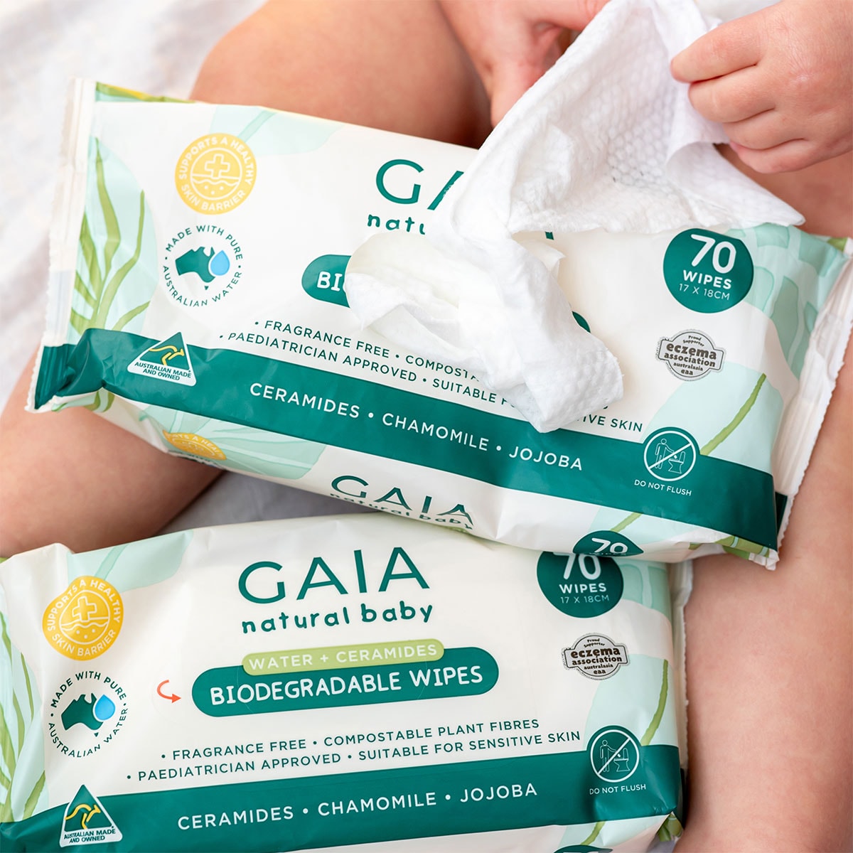 GAIA Biodegradable Water Wipes 280 Pack