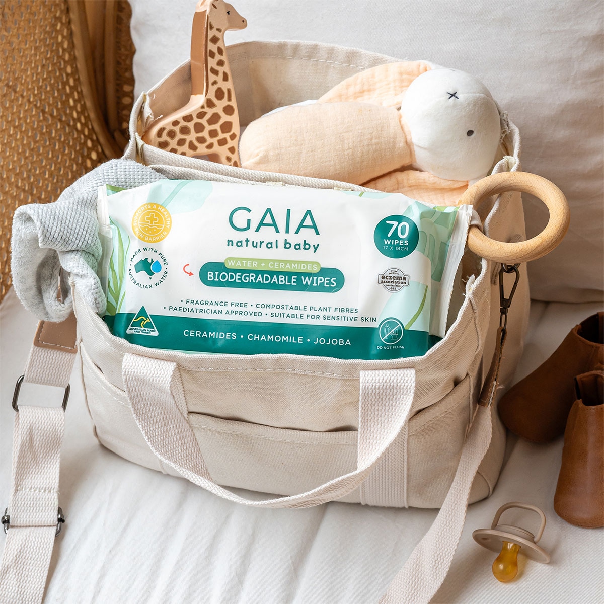 GAIA Biodegradable Water Wipes 280 Pack