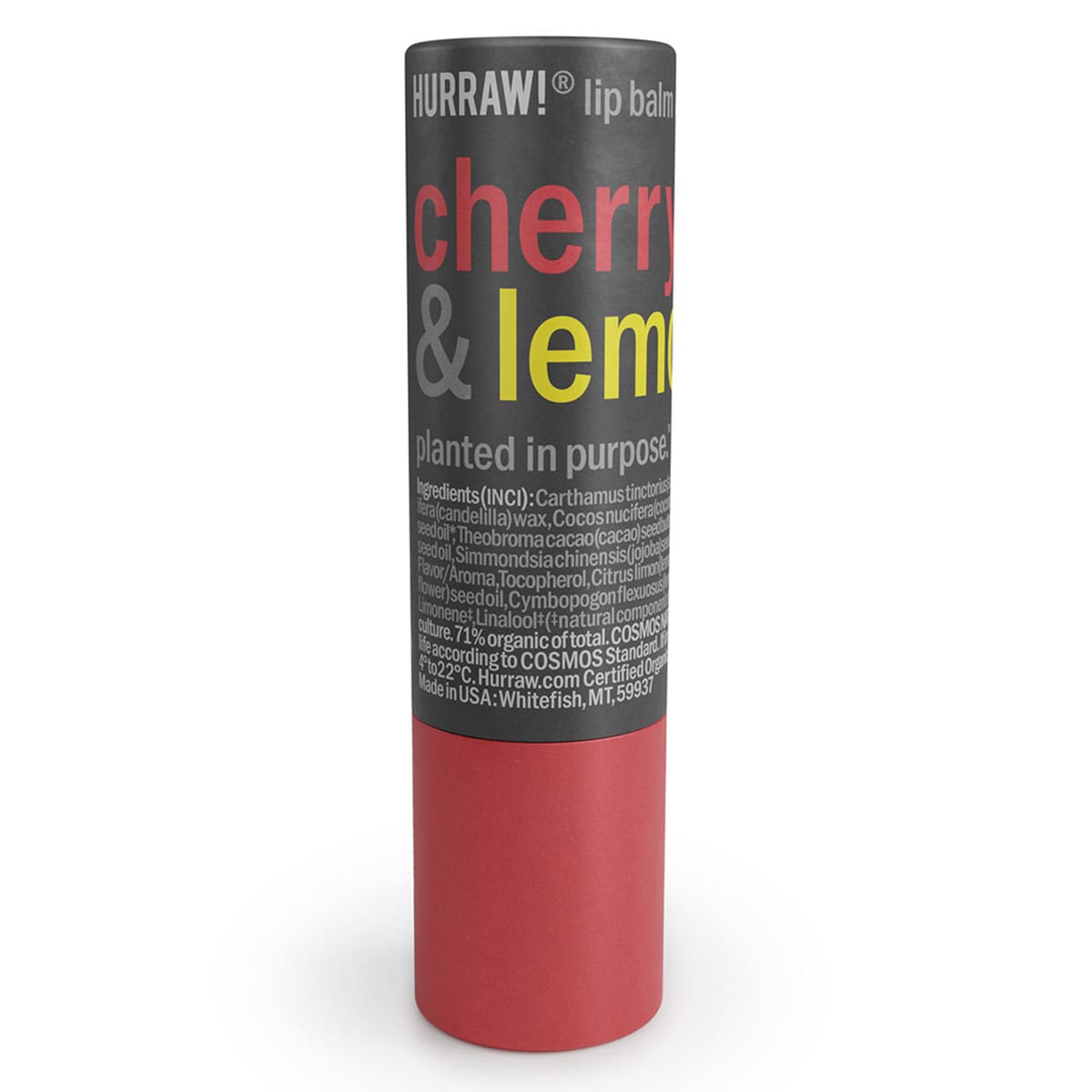 Hurraw Cherry & Lemon Lip Balm 4.8g