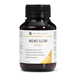 Nature's Help Meno Glow with NAD and CoQ10 60 Capsules