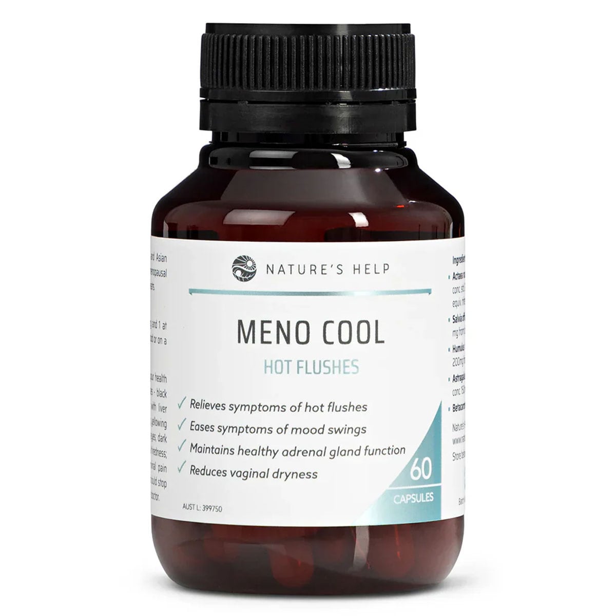 Nature's Help Meno Cool - Hot Flushes 60 Capsules