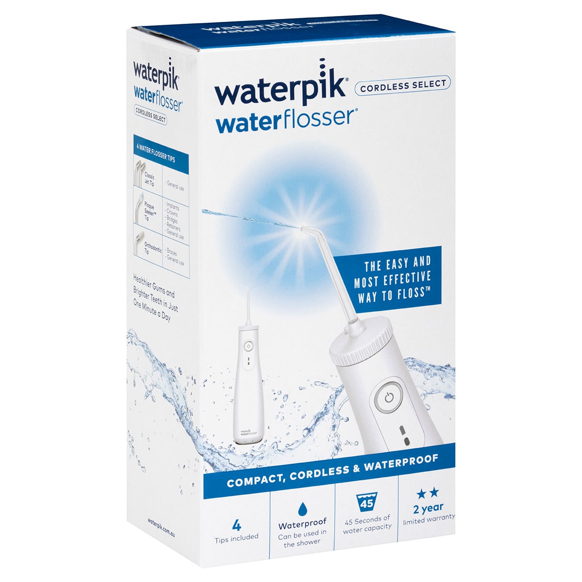 Waterpik Cordless Select Water Flosser White