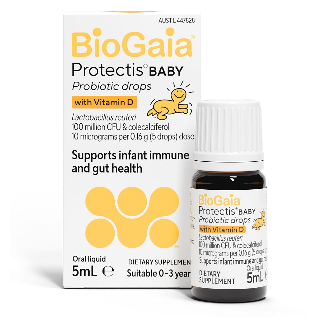 BioGaia Protectis Baby Probiotic Drops With Vitamin D 5ml