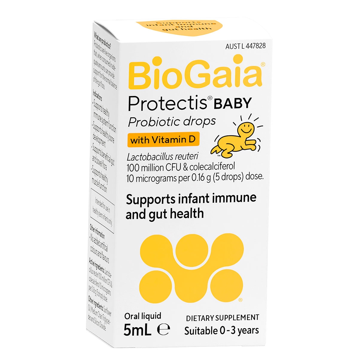 BioGaia Protectis Baby Probiotic Drops With Vitamin D 5ml