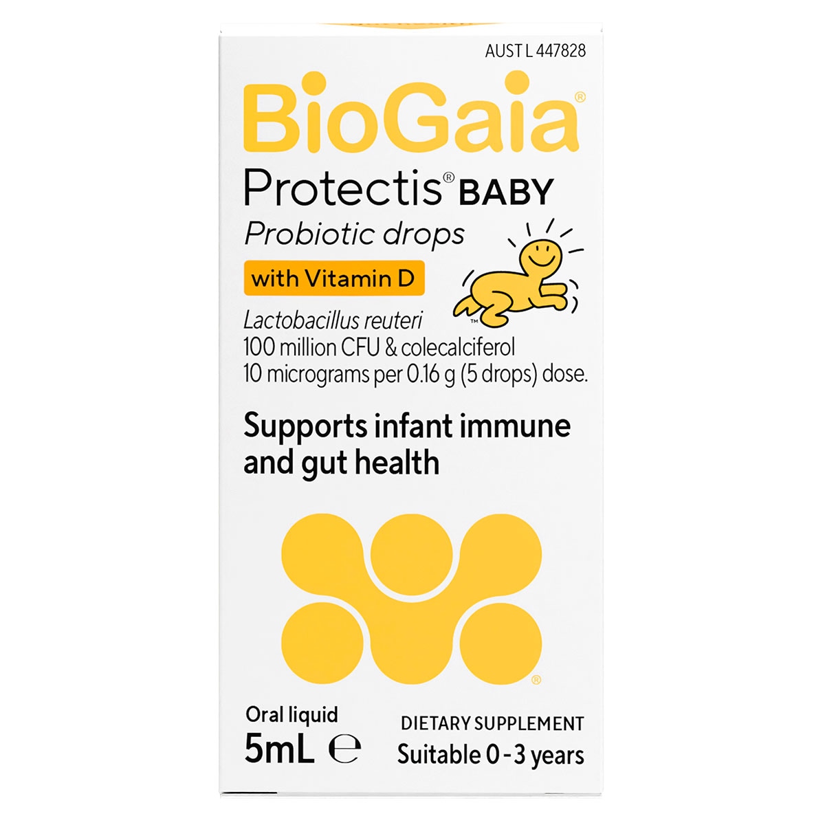 BioGaia Protectis Baby Probiotic Drops With Vitamin D 5ml