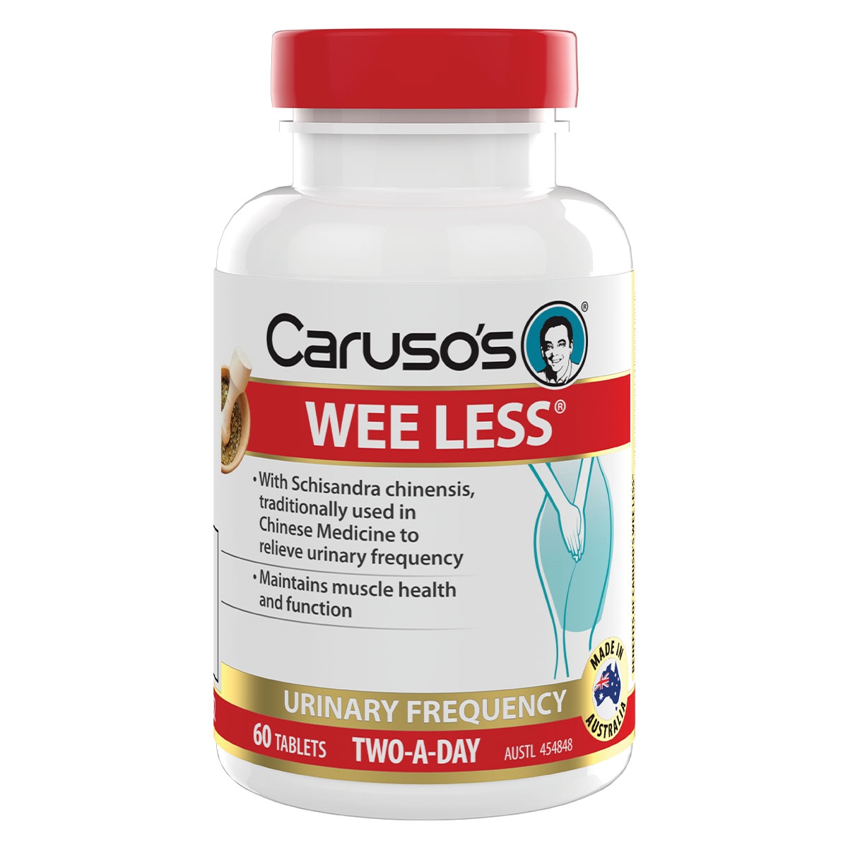 Carusos Wee Less 60 Tablets