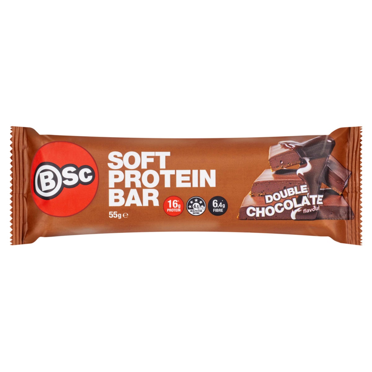 BSc Soft Protein Bar Double Chocolate Box - 12 x 55g