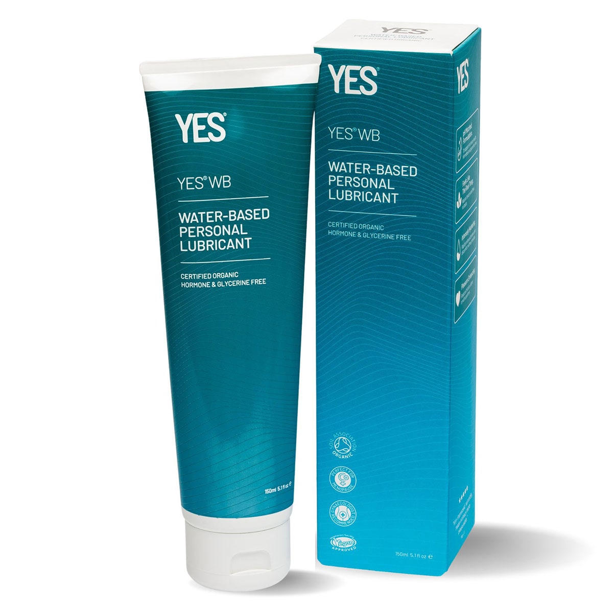 Yes Organic Lubricants WB Water Based Personal Lubricant 150ml