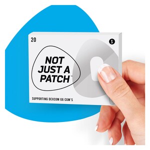 Not Just A Patch CGM Sensor Patch Clear 20 Pack