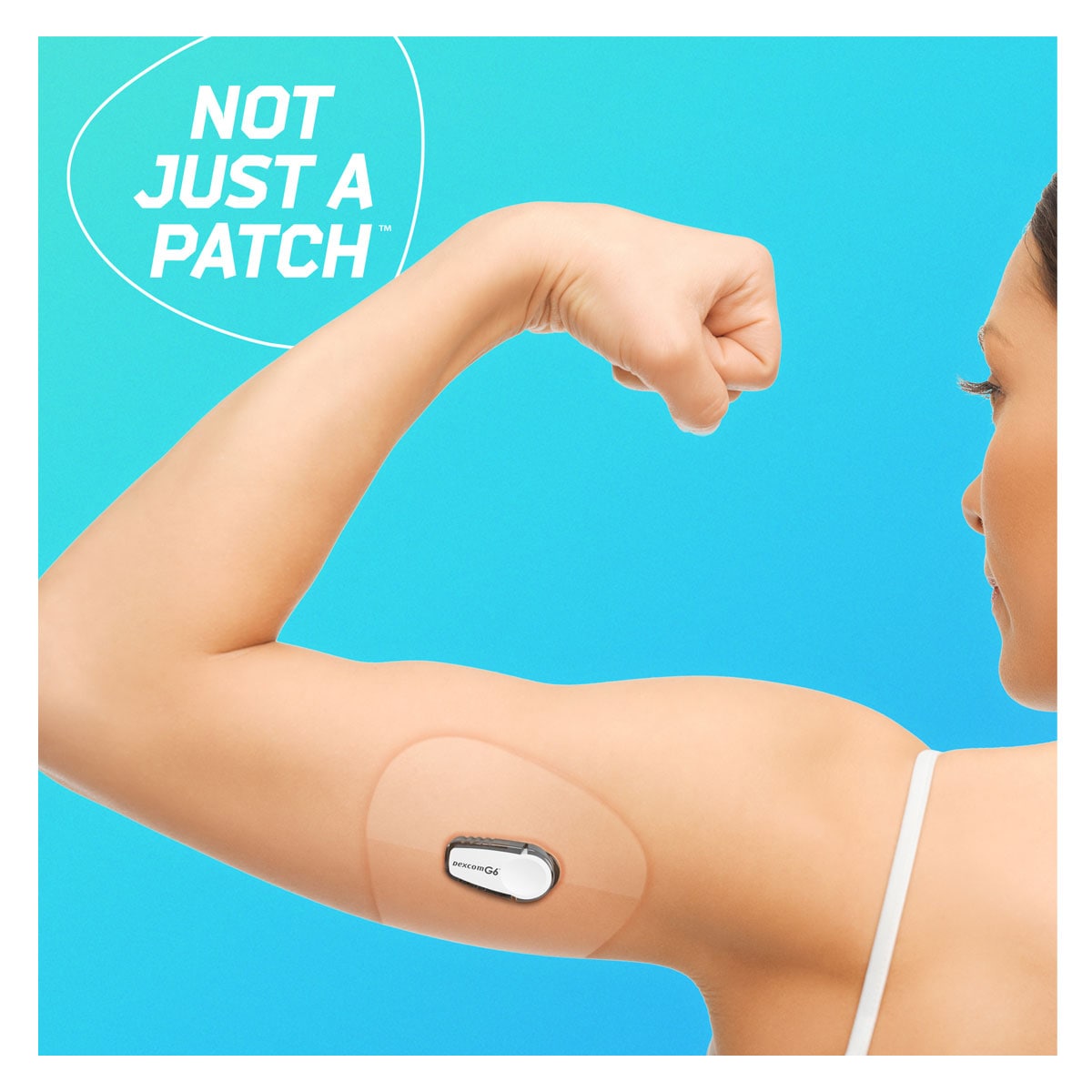 Not Just A Patch CGM Sensor Patch Clear 20 Pack