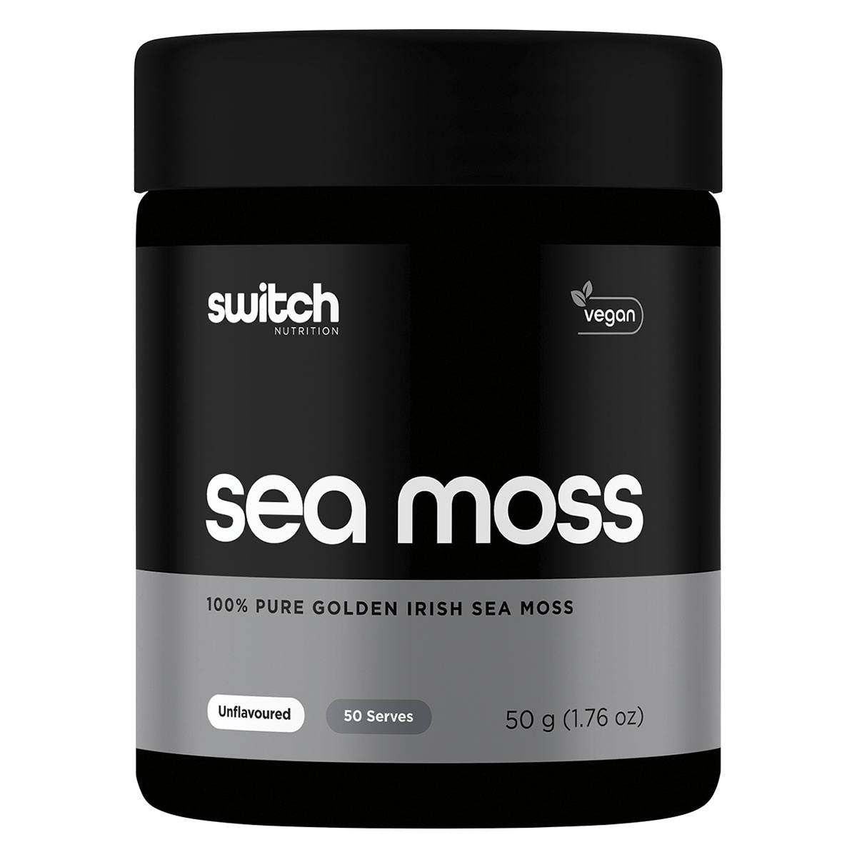 Switch Nutrition 100% Pure Golden Irish Sea Moss Powder 50g