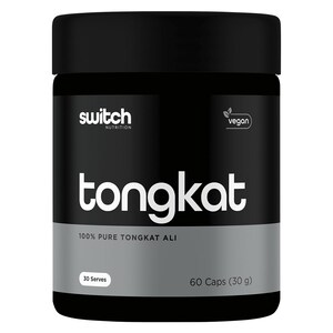 Switch Nutrition 100% Pure Tongkat Ali 60 Capsules