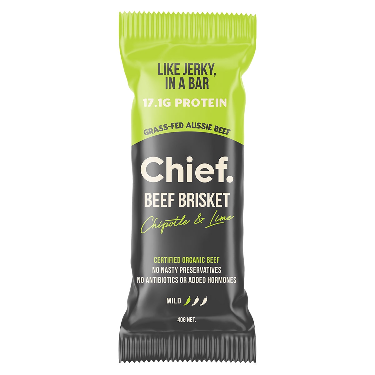 Chief Chipotle & Lime Beef Bars 40g