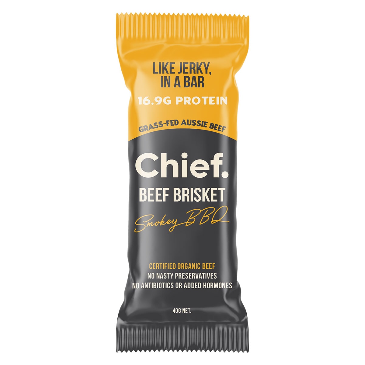 Chief Smokey BBQ Beef Bars 40g