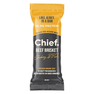 Chief Smokey BBQ Beef Bars 40g