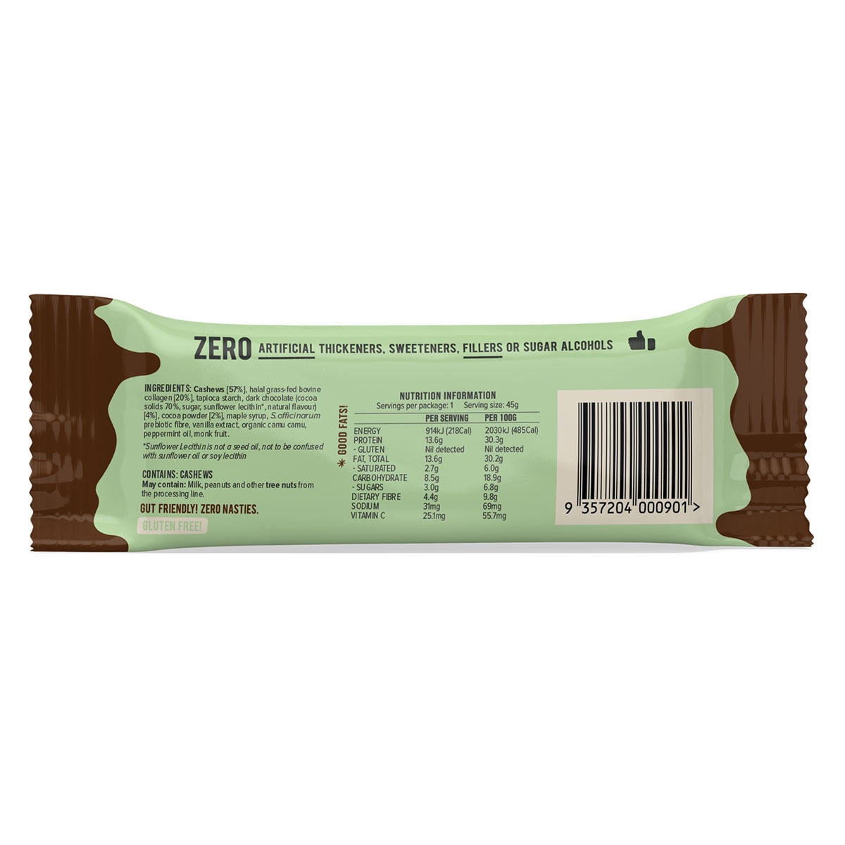 Chief Collagen Protein Choc Mint Bars 45g