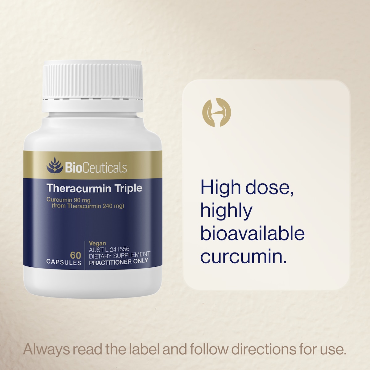 BioCeuticals Theracurmin Triple 60 Capsules